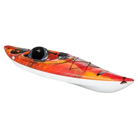 Pelican Sprint 120XR Sit-in Kayak – Recreational Performance – Lightweight – 12 ft – Lava