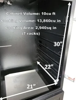 Pellet Pro 2300 Vertical Pellet Smoker Black