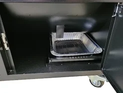 Pellet Pro Double D Vertical Cabinet Pellet Smoker with PID Controller Black