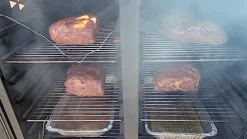 Pellet Pro Double D Vertical Cabinet Pellet Smoker with PID Controller Black