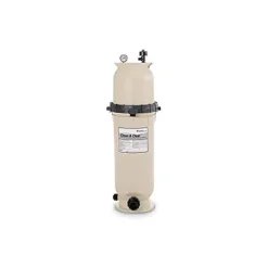 Pentair Clean & Clear Fiberglass Reinforced Polypropylene Tank Cartridge Pool Filter 100 Sq Ft, 100 GPM Almond