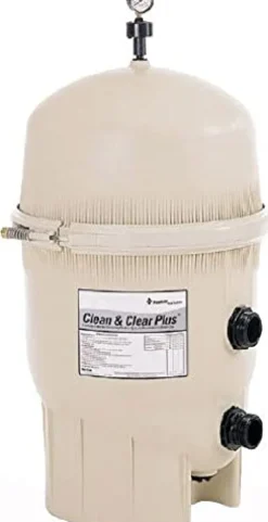 Pentair Clean & Clear Plus Fiberglass Reinforced Polypropylene Tank Cartridge Pool Filter 520 Sq Ft 150 GPM (Residential) – CCP 520 Filter Cartridges