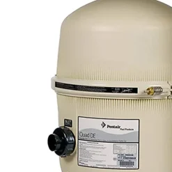 Pentair EC-188594 Cartridge Style Pool Filter Quad D.E. 100 Beige