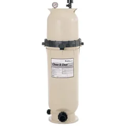 Pentair Pool Filter Clean & Clear Fiberglass Reinforced Tank Cartridge Almond