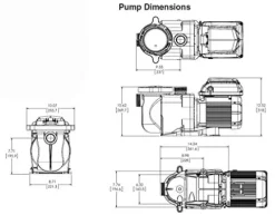 Pentair SuperFlo VS Variable Speed Pool Pump 1.5 HP – Tan