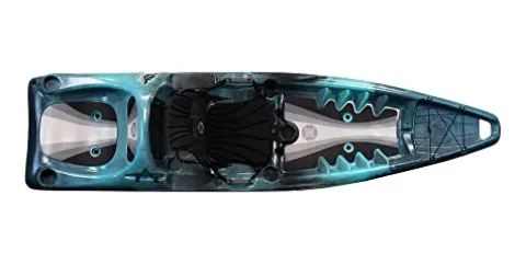 Perception Kayaks Hangtime 11 Recreational Kayak – Reclining Seat – Rear Lounge Seat – 11 ft – Dapper