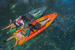 Perception Kayaks Hangtime 11 Recreational Kayak – Reclining Seat – Rear Lounge Seat – 11 ft – Dapper