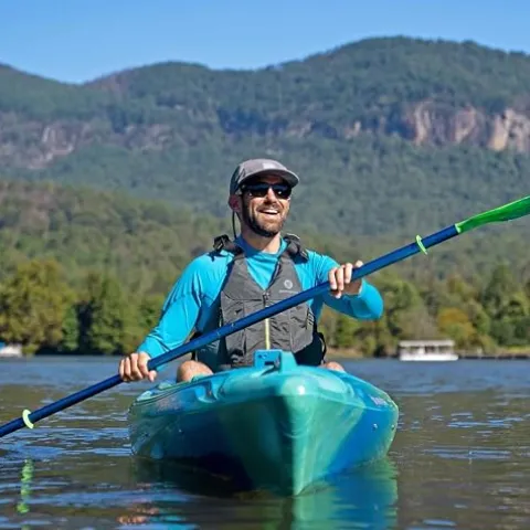 Perception Kayaks Joyride 10 Sit Inside Kayak for Adults and Kids Recreational and Multi-Water Selfie Slot – Mystic