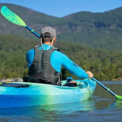 Perception Kayaks Joyride 10 Sit Inside Kayak for Adults and Kids Recreational and Multi-Water Selfie Slot – Mystic