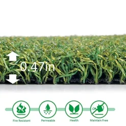 Petgrow Pro Putting Green Golf Artificial Grass Turf 13FTX50FT Custom Width-13FT