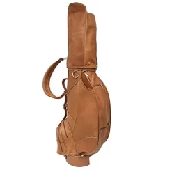 Piel Leather Deluxe Golf Bag Chocolate