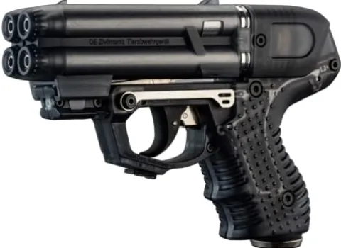 Piexon Firestorm JPX 6 Compact Pepper Spray Gun with LED Laser Black
