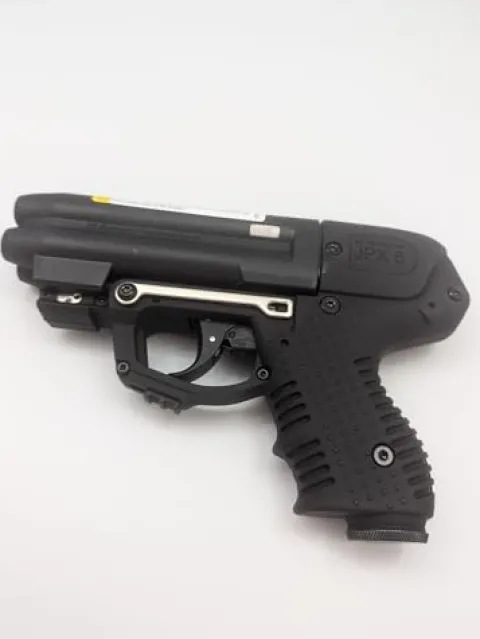 Piexon Firestorm JPX 6 Compact Pepper Spray Gun with LED Laser Black