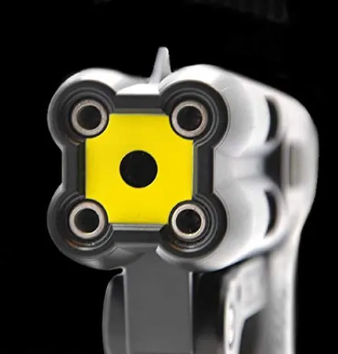 Piexon JPX 4 Shot Compact Pepper Spray Gun with Level 2 Belt Holster Black