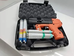 Piexon JPX4 C2 Pepper Spray Gun Bundle with LED Laser Safety Orange