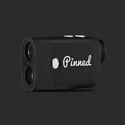 Pinned Golf Prism Slope Rangefinder | USB Rechargeable Distance Finder Black