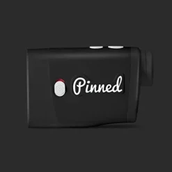 Pinned Golf Prism Slope Rangefinder | USB Rechargeable Distance Finder Black