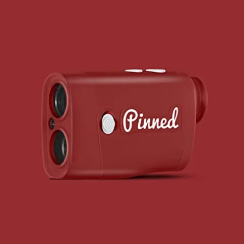 Pinned Golf Prism Slope Rangefinder Red