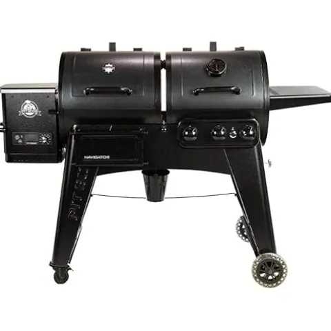 PIT BOSS PB1230 Pellet/Propane Combo BBQ Black