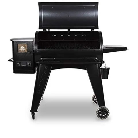 PIT BOSS PB1150G Wood Pellet Grill with Cover and Folding Front Shelf, 1150 sq. inch Black