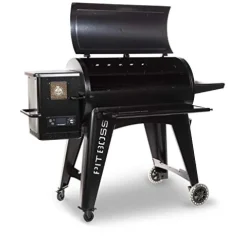 PIT BOSS PB1150G Wood Pellet Grill with Cover and Folding Front Shelf, 1150 sq. inch Black
