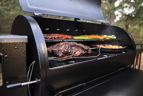 PIT BOSS PB1150G Wood Pellet Grill with Cover and Folding Front Shelf, 1150 sq. inch Black