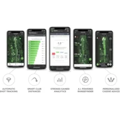 PlayBetter Arccos Smart Sensors (Gen3+) & Arccos Link Pro Gift Box Bundle – Set of 14 Golf Shot Tracker System, A.I. GPS Rangefinder – Includes PlayBetter Portable Charger, Wall Adapter & Hard Case, Gift Box with Arccos Link Pro