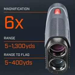 PlayBetter Bushnell Tour V5 Golf Laser Rangefinder Patriot Pack Bundle Standard – Patriot Pack, Towel & Extra Battery