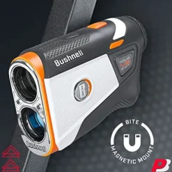 PlayBetter Bushnell Tour V6 Shift Golf Rangefinder with Slope – PinSeeker, Visual JOLT, BITE Mount – Shift (Slope)