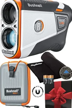 PlayBetter Bushnell Tour V6 Shift Golf Rangefinder with Slope – Black Shift