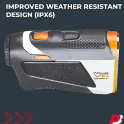 PlayBetter Bushnell Tour V6 Shift Golf Rangefinder with Slope – Black Shift