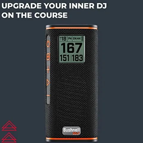 PlayBetter Bushnell Wingman View Golf Speaker Red