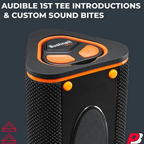 PlayBetter Bushnell Wingman View Golf Speaker Red