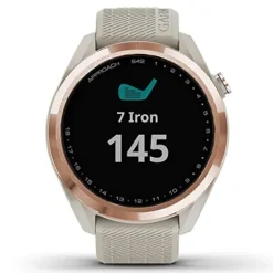 PlayBetter Garmin Approach S42 Women’s Golf GPS Watch Rose Gold/Light Sand