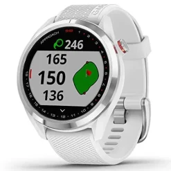 PlayBetter Garmin Approach S42 Golf GPS Watch Silver/White