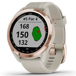 PlayBetter Garmin Approach S42 Womens Golf GPS Watch Rose Gold/Light Sand