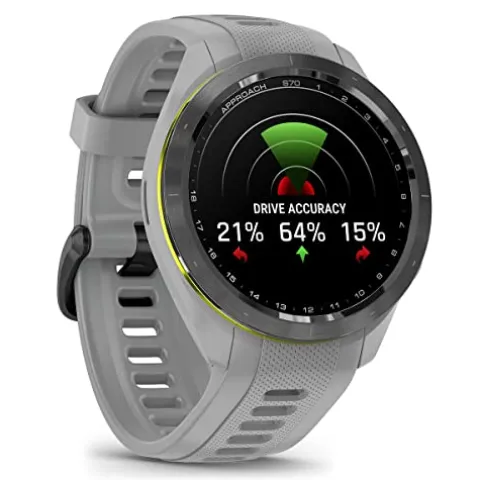 PlayBetter Garmin Approach S70 Golf GPS Watch Gray 42mm Powder Gray