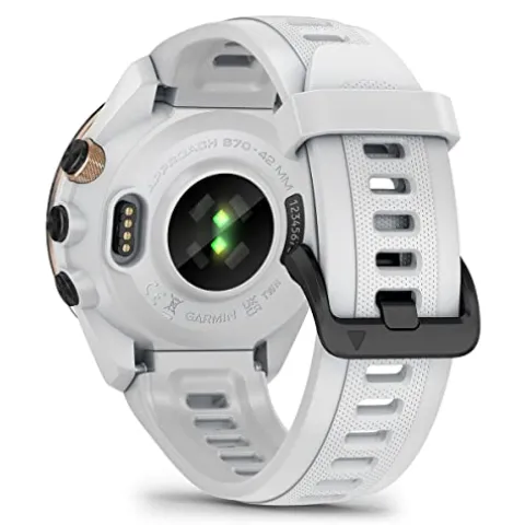 PlayBetter Garmin Approach S70 Golf GPS Watch Bundle White