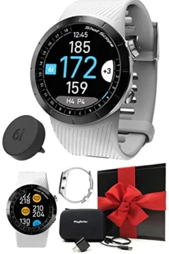 PlayBetter Shot Scope X5 Golf GPS Watch Prestige White