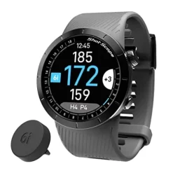 PlayBetter Shot Scope X5 Golf GPS Watch (Steel Gray) Bundle | Touchscreen, Shot Tracking Tags, Distances, Shot Detection