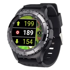 PlayBetter SkyCaddie LX5C Golf GPS Watch – Touchscreen Golf Range Finder Smartwatch w/Ceramic Bezel, 35K Courses & Digital Scorecard – SkyCaddie LX5C