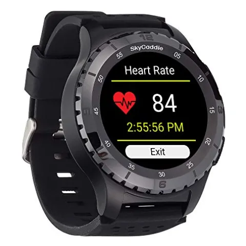 PlayBetter SkyCaddie LX5C Golf GPS Watch – Touchscreen Golf Range Finder Smartwatch w/Ceramic Bezel, 35K Courses & Digital Scorecard – SkyCaddie LX5C