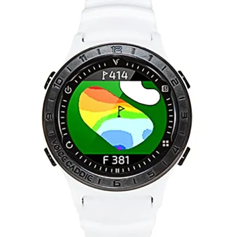 PlayBetter Voice Caddie Golf A2 Hybrid GPS Watch White