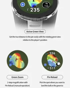 PlayBetter Voice Caddie SL3 Active Hybrid GPS Golf Rangefinder +Charger Bundle