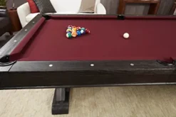 Playcraft Brazos River 8′ Slate Pool Table Weathered Black Brown