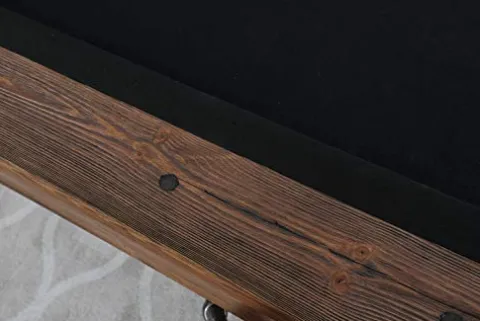 Playcraft Bull Run 8′ Slate Pool Table Brown Black