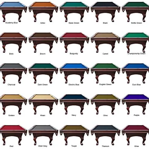 Playcraft Charles River 8′ Espresso Slate Pool Table with Leather Drop Pockets