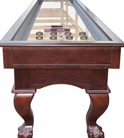 Playcraft Charles River 14′ Espresso Pro-Style Shuffleboard Table
