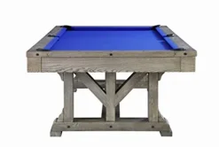 Playcraft Cross Creek 7′ Slate Pool Table Pewter