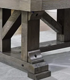 Playcraft Cross Creek 7′ Slate Pool Table Pewter